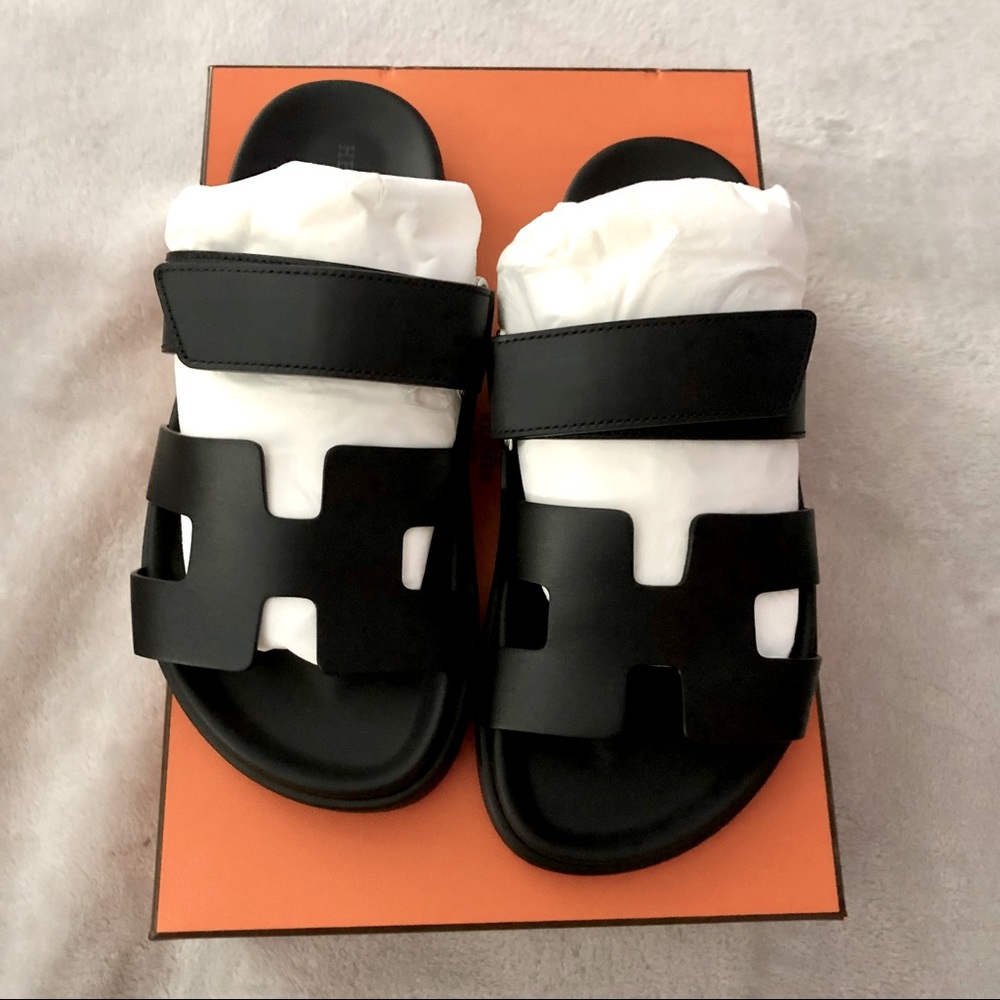NWT SOLD OUT 2022 Women’s Chypre Sandals in size 36 (US 6) Black leather